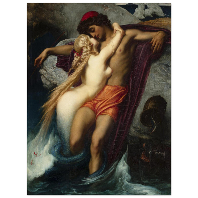 The Fisherman and the Syren painting by Frederic Leighton