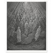 Gustave Dore illustration for The Divine Comedy by Dante Alighieri. Mercury Paradise.