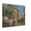 A canal in Venice by Martin Ricoca 1875. Italy .