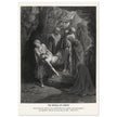 Gustave Dore The Bible engraving print . The Burial of Christ illustration .