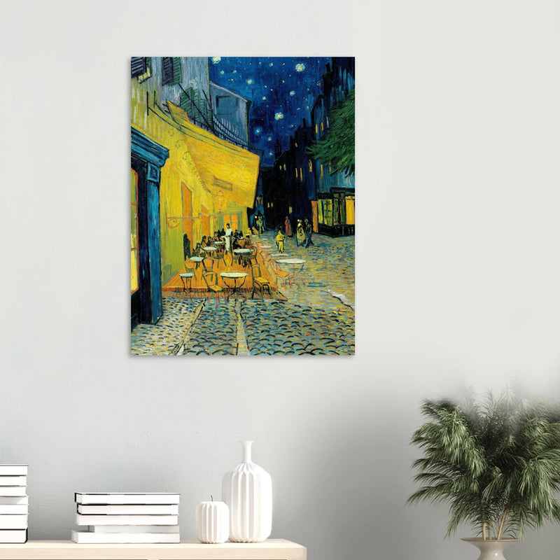 Terrace of a café at night Place du Forum by Vincent Van Gogh