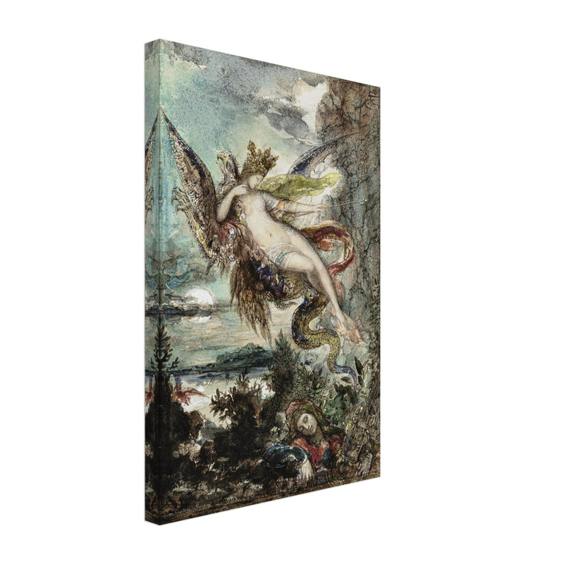 Femme sur un griffon Woman on a Gryphon painting by Gustave Moreau
