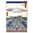 Surugacho, from the series “One Hundred Famous Views of Edo by Utagawa Hiroshige, japanese woodblock  artist