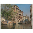 A canal in Venice by Martin Ricoca 1875. Italy .