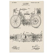 Motorcycle old patent by G. W Manson.