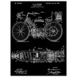 Motorcycle old patent by G. W Manson.
