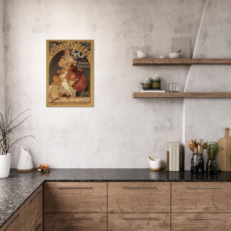 Art Nouveau Alphonse Mucha Chocolat Ideal.