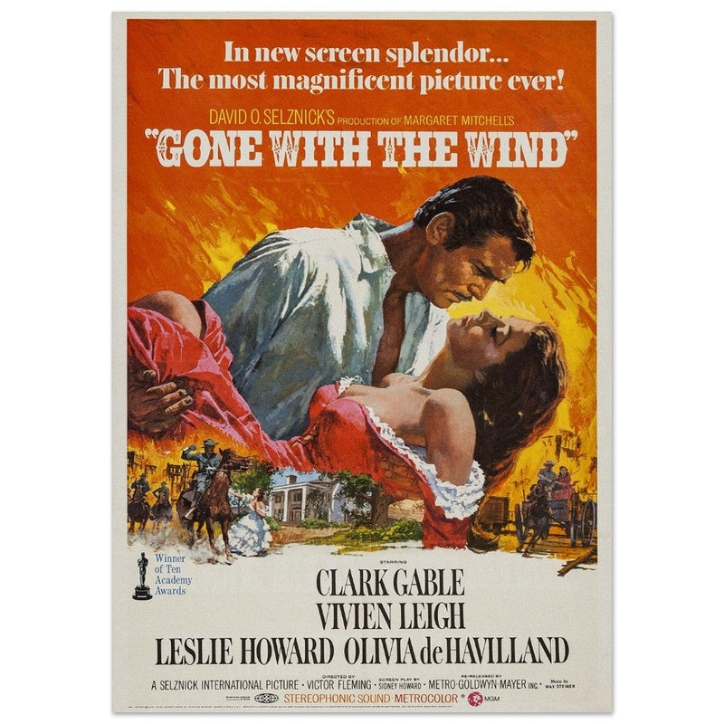 Gone With The Wind movie poster.