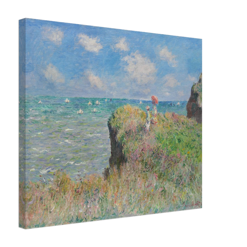 Cliff Walk at Pourville by Claude Monet
