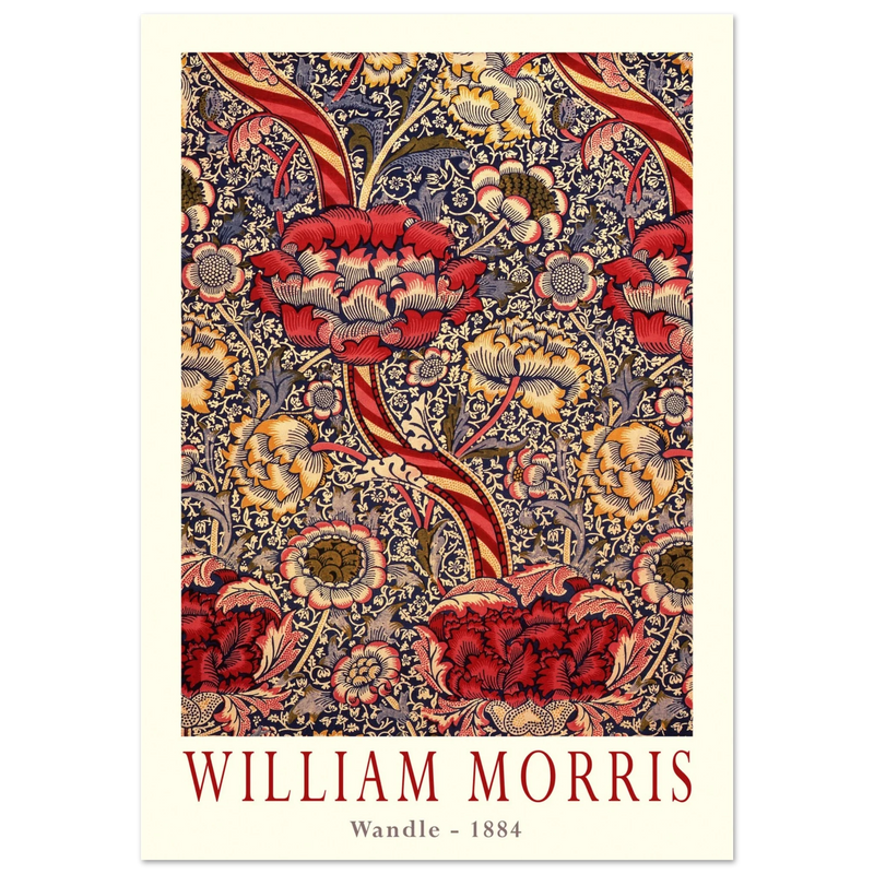 William Morris Wandle  from printed cotton original.