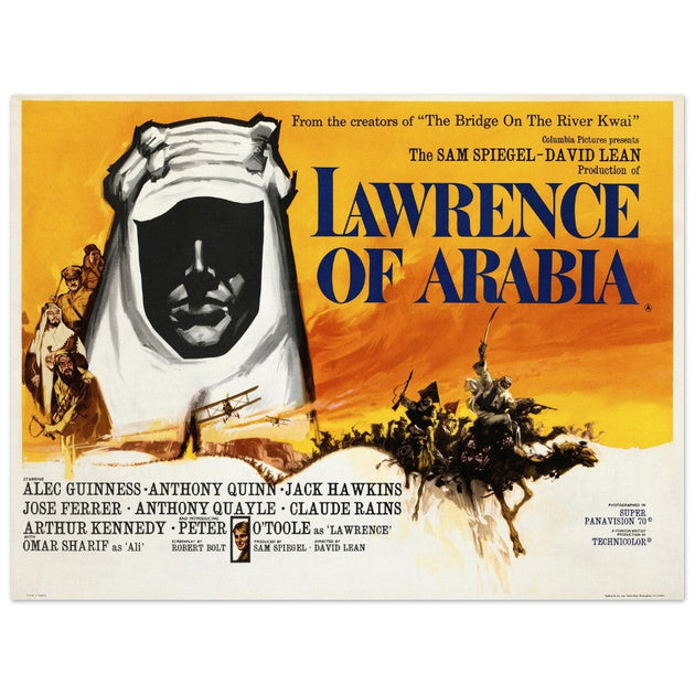 Lawrence of Arabia movie poster.