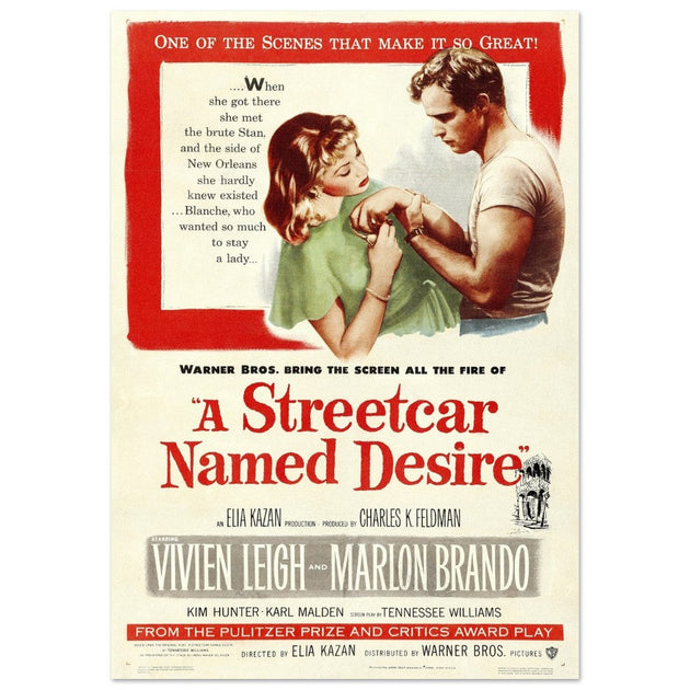A Streetcar Named Desire movie poster.