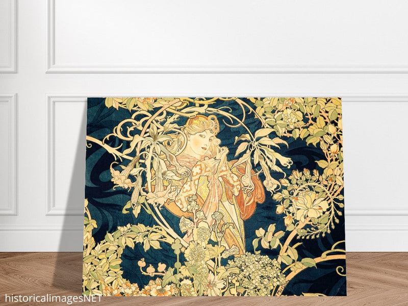 Art Nouveau Alphonse Mucha La Plume.