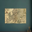Ancient map of Europe. Nova et Accurata Totius Europae Descriptio by Frederik de Wit