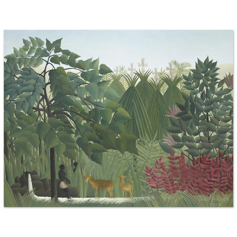 Henri Rousseau The Waterfall painting