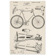 Vintage bicycle patent 1899 by M. C Johnson.