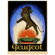 Peugot vintage advertising by Leonetto Cappiello 1925 poster .