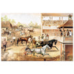 Harness racing .Ready for the Trot Bring up Your Horses by Nathaniel Currier.