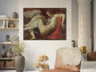 Leda and the Swan after Michelangelo 1530 copy of lost painting.