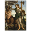 Pallas and the Centaur by Sandro Botticelli. Antique painting art print. Greek mythology.
