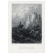 Gustave Dore illustration of King Arthur legend . Camelot . From the book Idylls of the King by Alfred Tennyson.