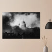 Second World War photograph. Saint Paul's Cathedral fire raid.