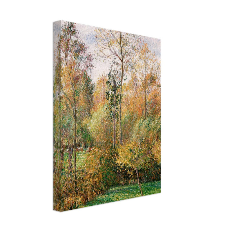 Autumn Poplars Eragny by Camille Pissarro 1894.