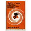 Vertigo by Alfred Hitchcock movie poster.