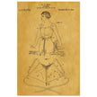Brassiere patent drawing by M P Jacob.