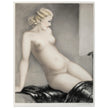 Louis Icart’s My Model (1932) Nude female portrait.