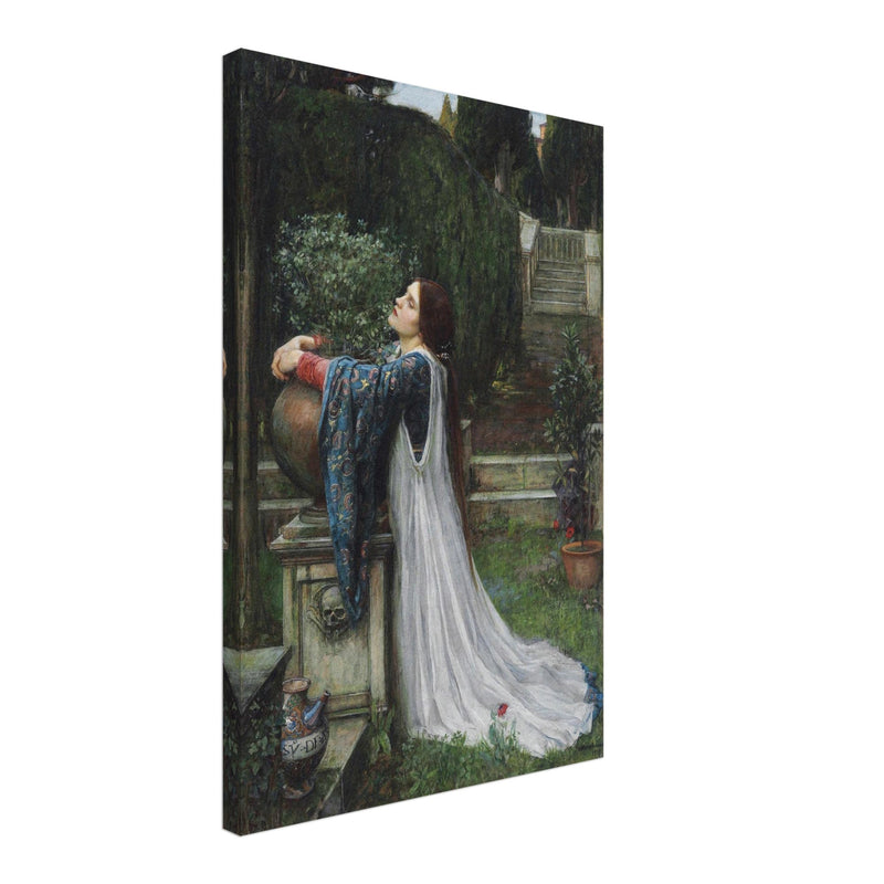 John William Waterhouse painting Isabella and the Pot of Basil