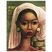 Miguel Covarrubias Bali beauty portrait illustration for a fashion magazine cover.