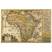 Africa ancient map of the XVIII century by Johann Georg Schreiber.