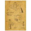 Vintage revolver patent by C P O'Neill.