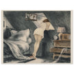 Attic Room, 1940 by Louis Icart vintage illustration.