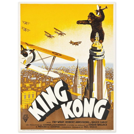 King Kong movie poster. French edition.