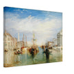 Venice Italy from the Porch of Madonna della Salute by Joseph Mallord William Turner. Antique painting .  Art Print