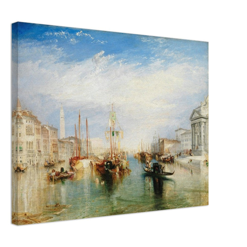 Venice Italy from the Porch of Madonna della Salute by Joseph Mallord William Turner. Antique painting .  Art Print