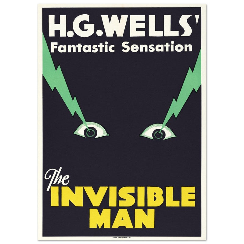 The Invisible Man movie poster.