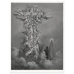 Gustave Dore illustration for The Divine Comedy by Dante Alighieri.  The Cross Paradise.