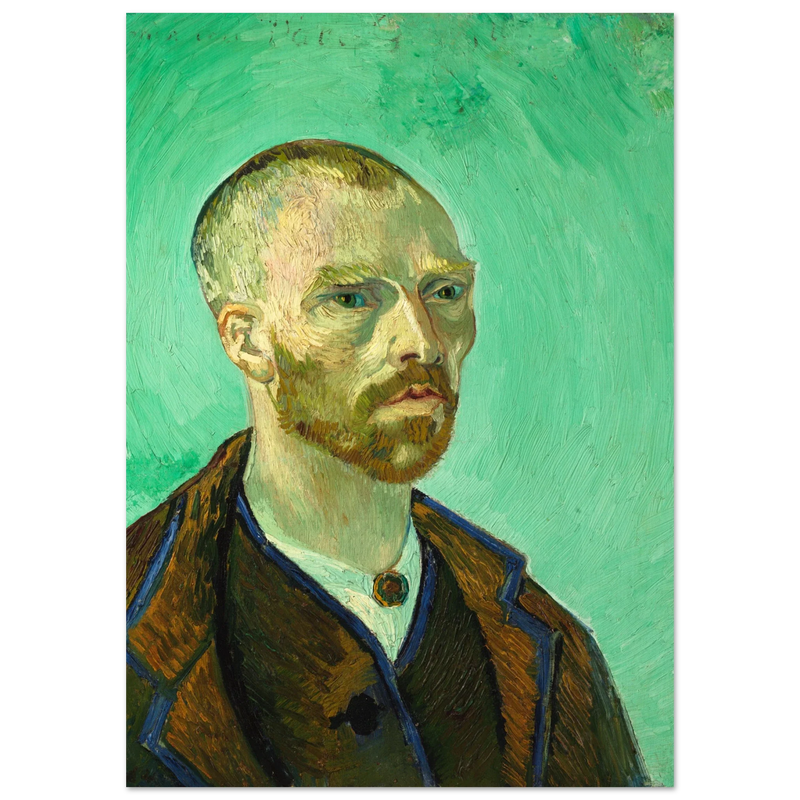 Self Portrait Dedicated to Paul Gauguin by Vincent Van Gogh