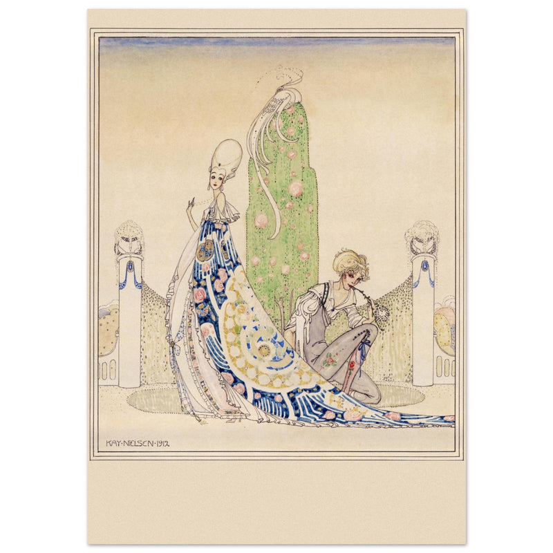 Kay Nielsen and his illustration The Twelve Dancing Princesses.