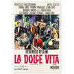 La Dolce Vita hitalian version movie poster.