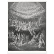 Gustave Dore illustration for The Divine Comedy by Dante Alighieri.  Paradise.