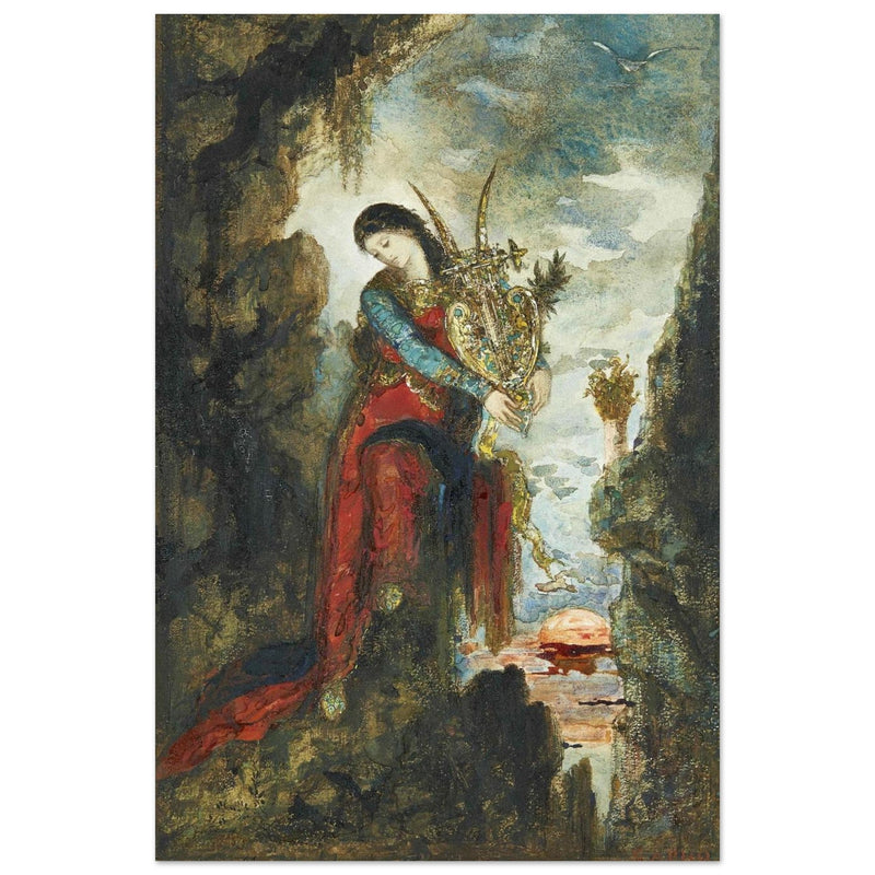Sappho painting by Gustave Moreau