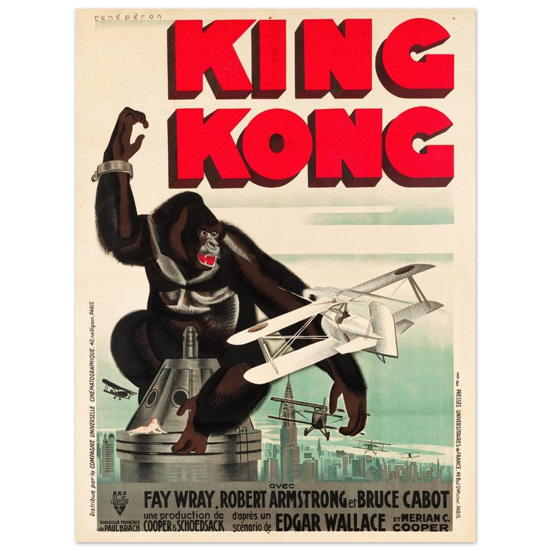King Kong movie poster.