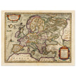 Ancient map of Europe and the Celts. Europam sive Celticam veterem by Abraham Ortelius.