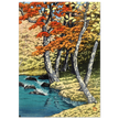 Autumn in Oirase by Kawase Hasui