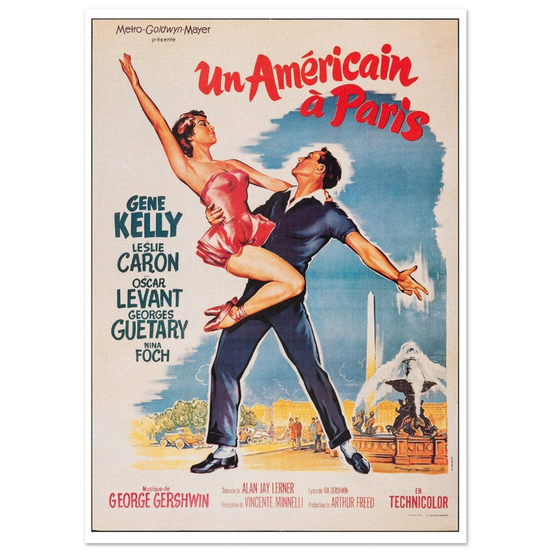 Un Americain a Paris movie poster.