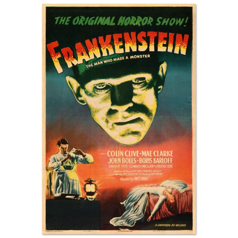 Frankenstein movie poster.